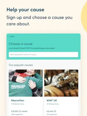 Easyfundraising android App screenshot 4